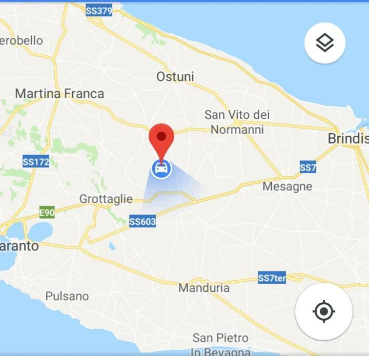Masseria Cervellera Leilighet Ceglie Messapica Eksteriør bilde